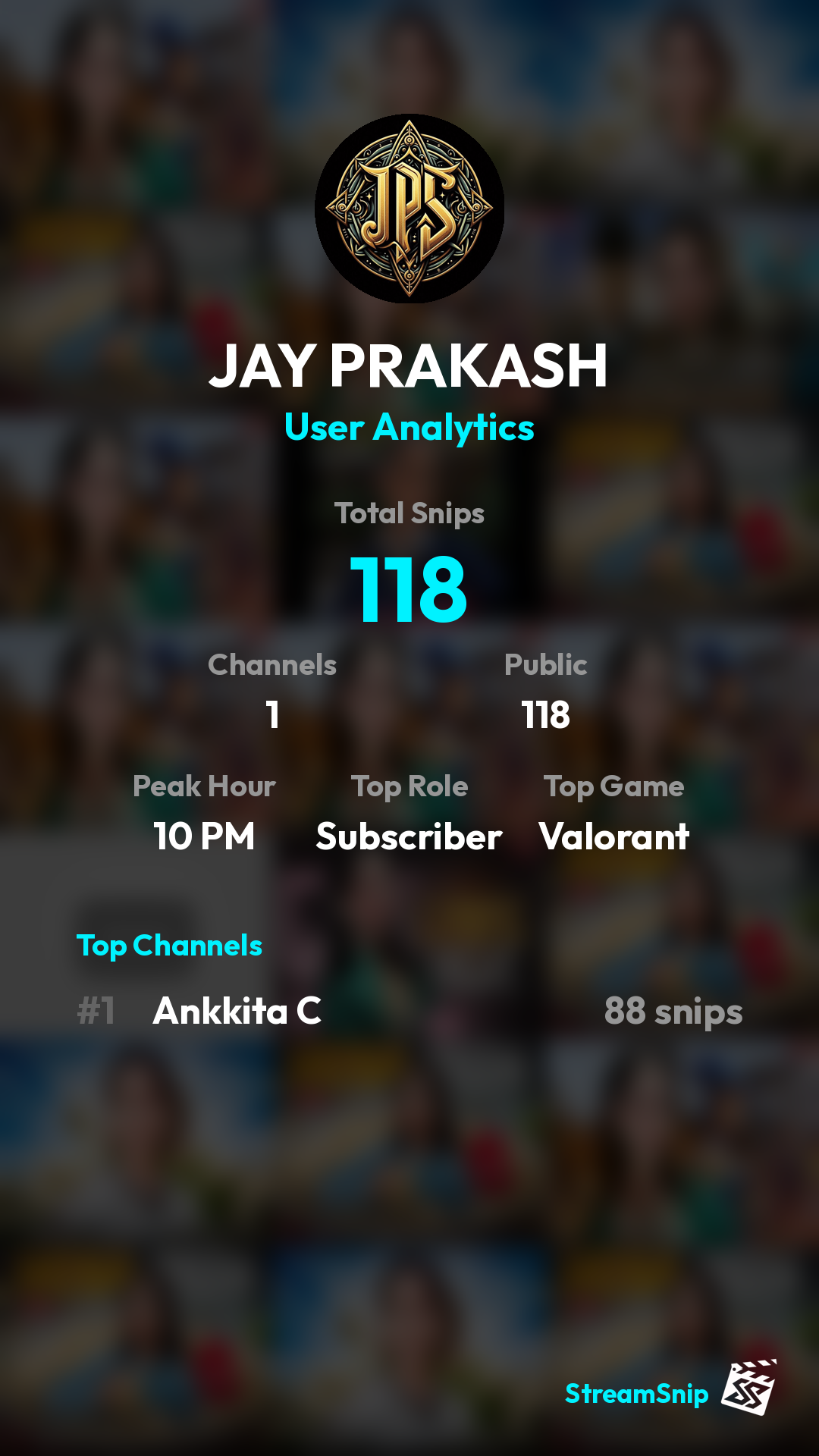 Stats Share Card