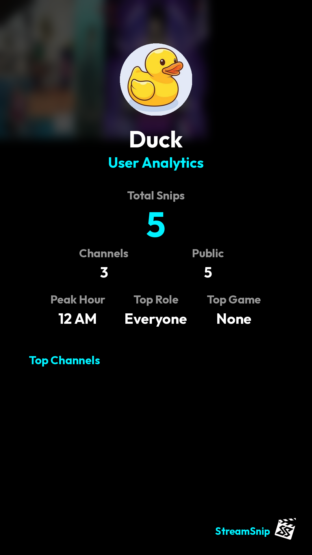Stats Share Card