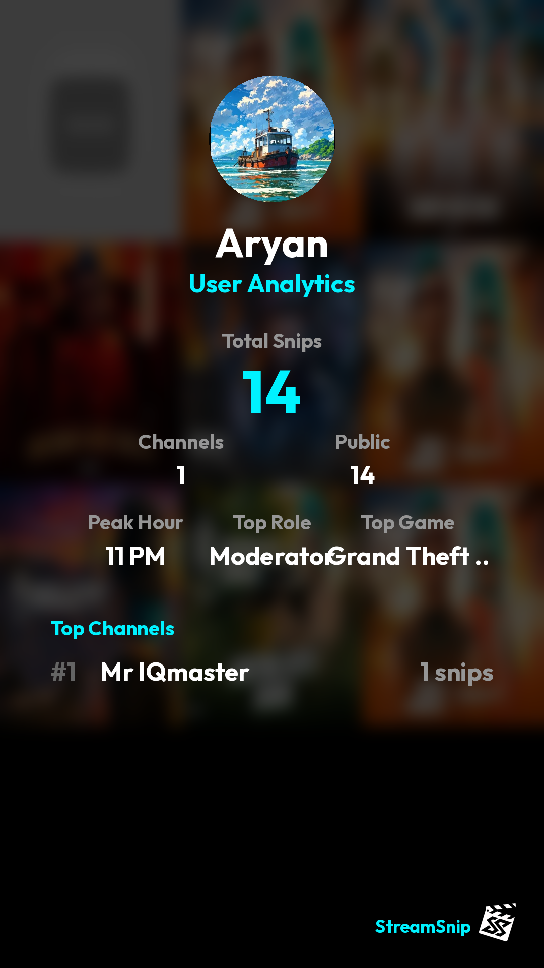 Stats Share Card
