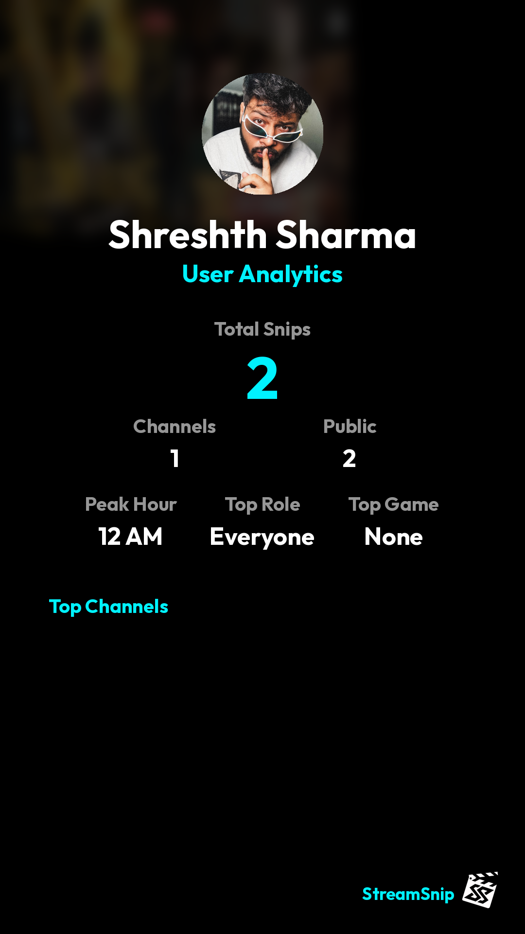 Stats Share Card