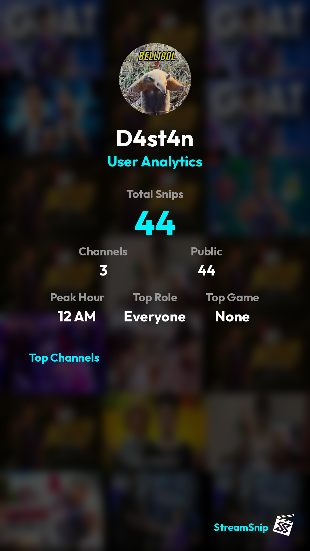 Stats Share Card