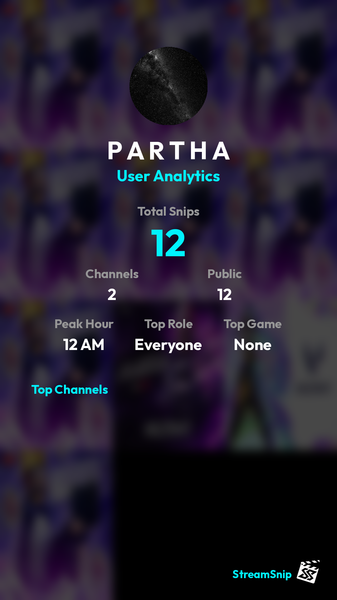 Stats Share Card