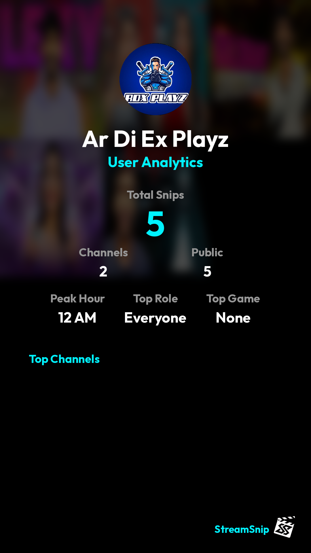Stats Share Card