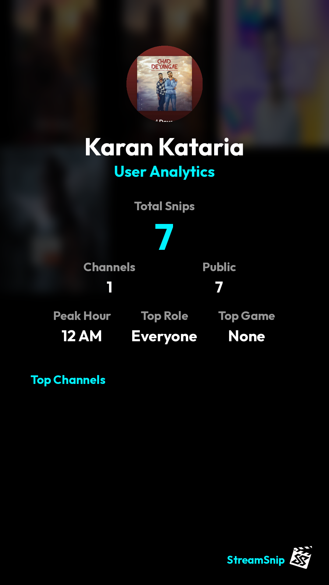 Stats Share Card