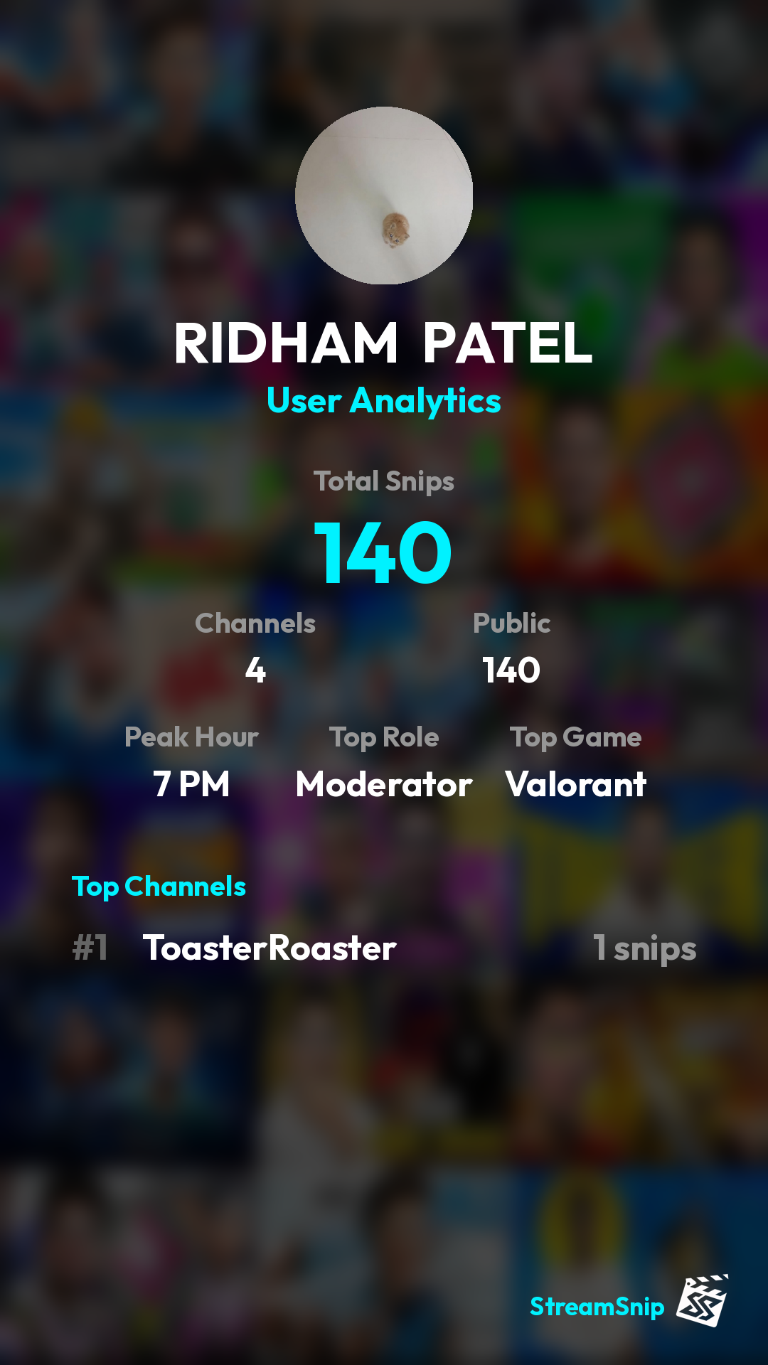 Stats Share Card