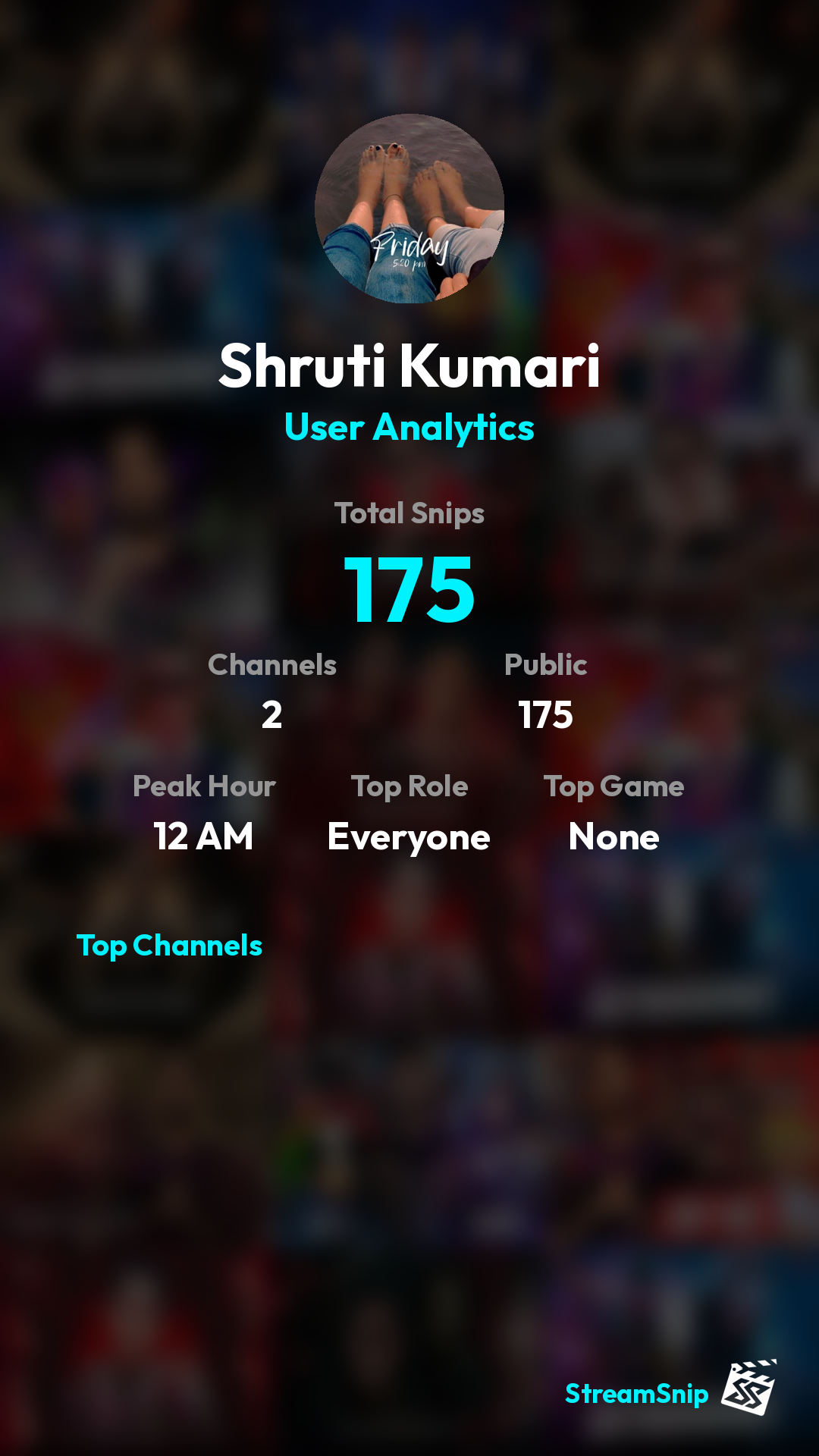 Stats Share Card