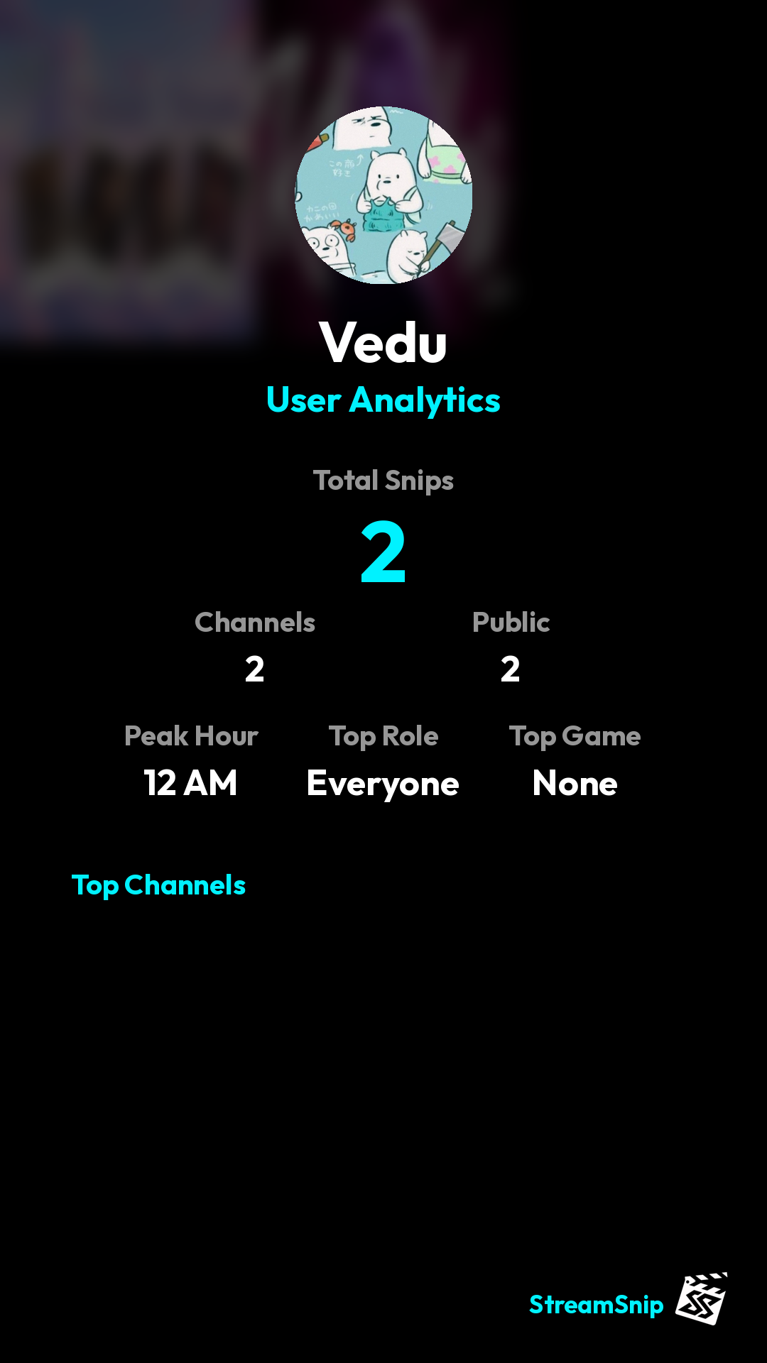 Stats Share Card