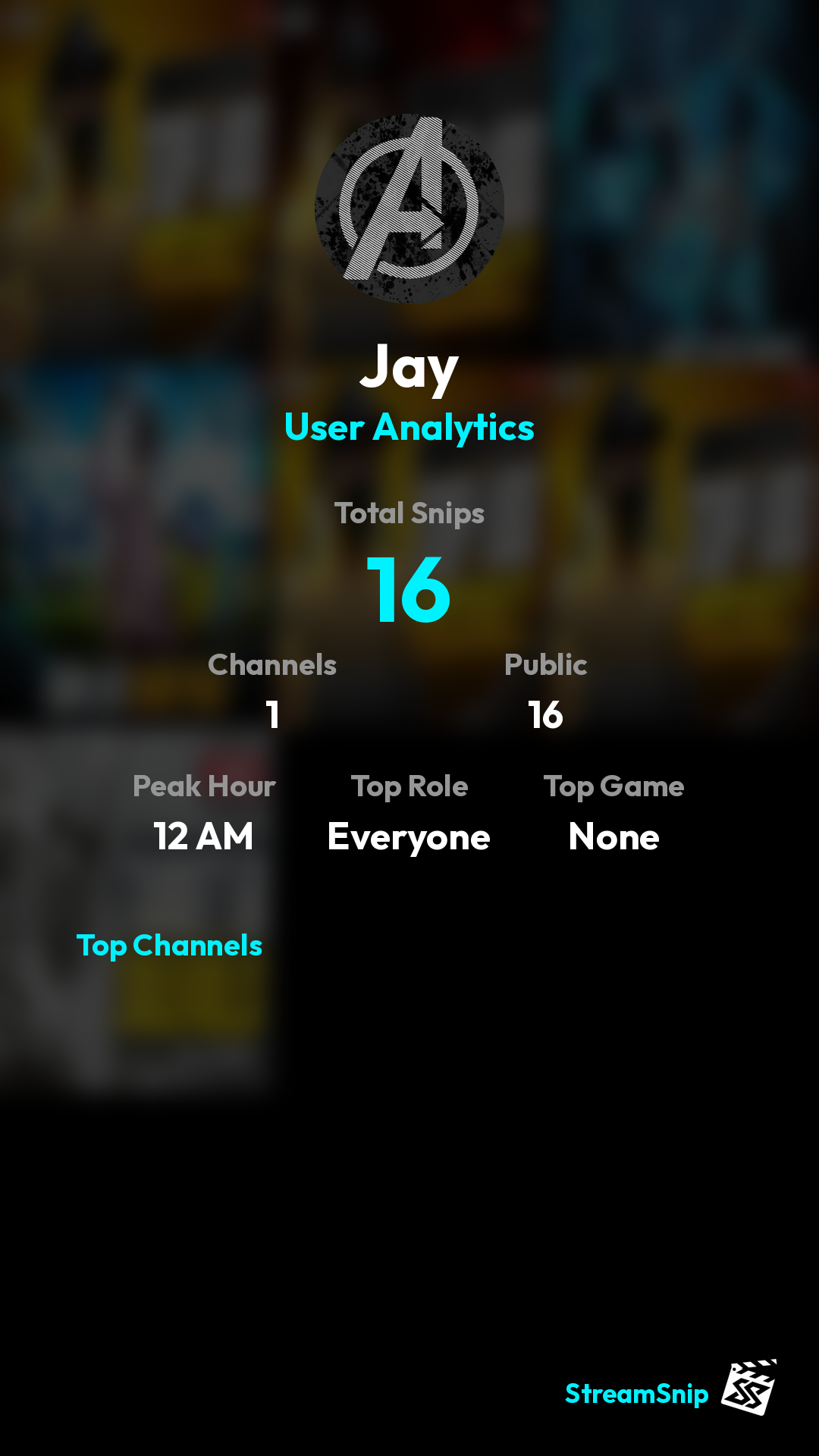Stats Share Card