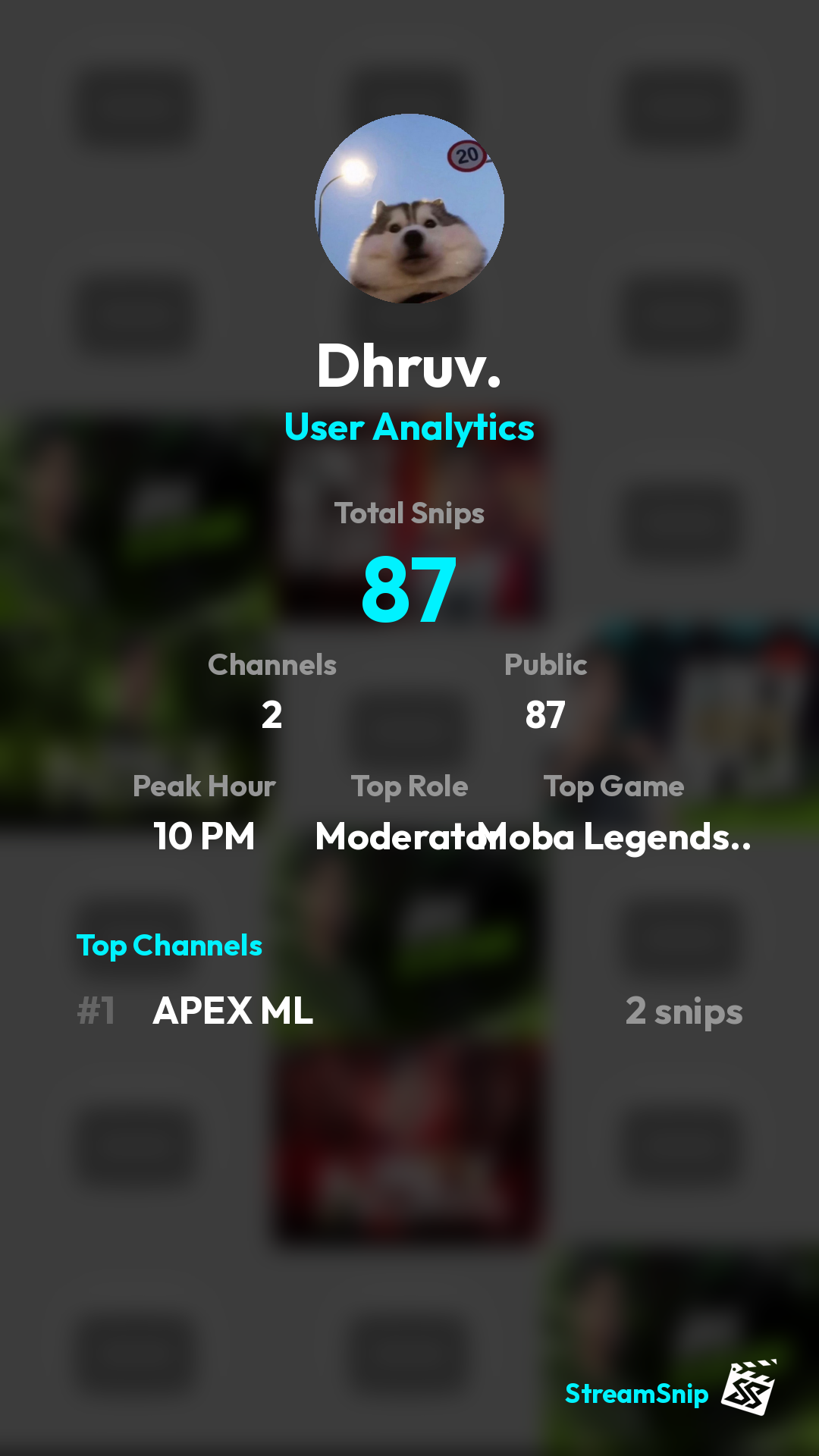 Stats Share Card