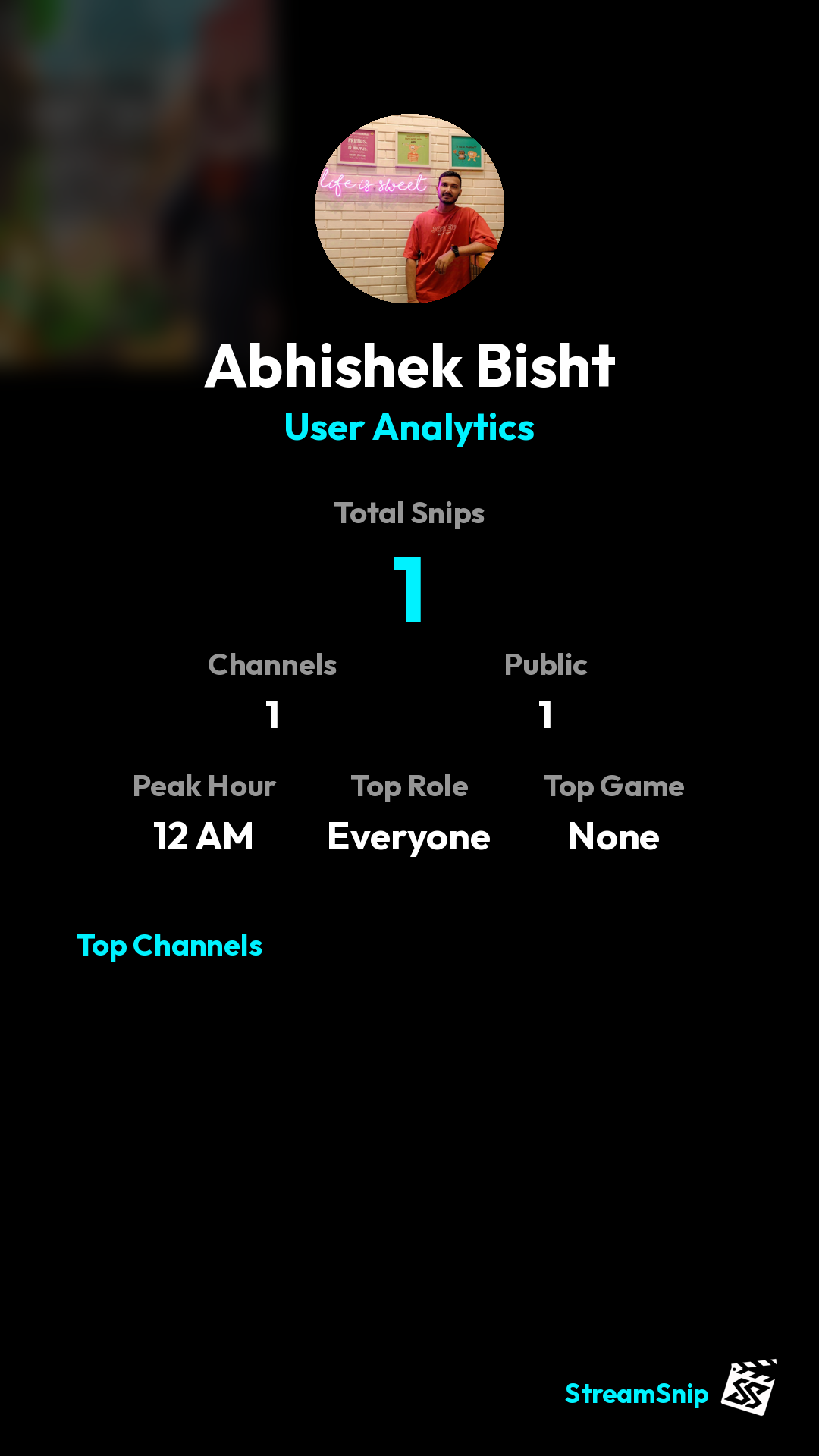 Stats Share Card