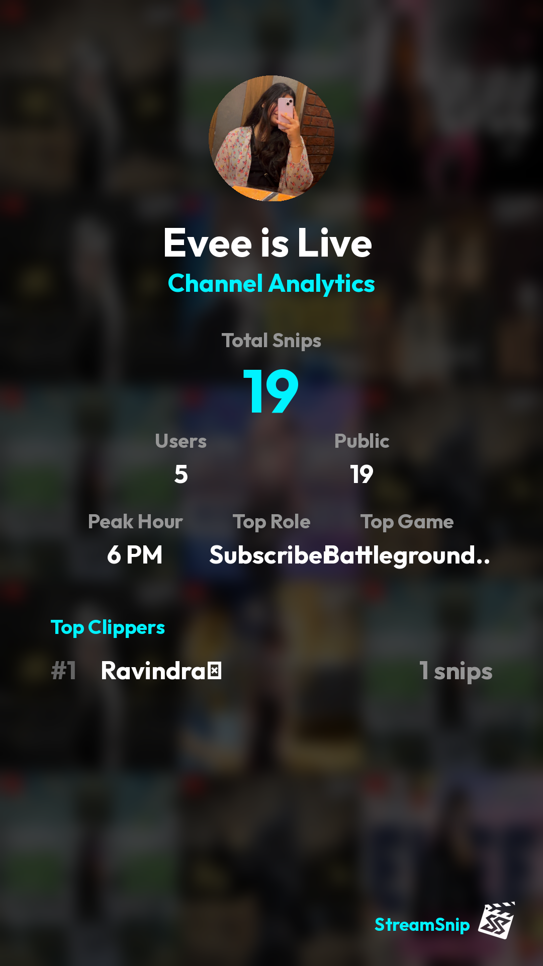 Stats Share Card