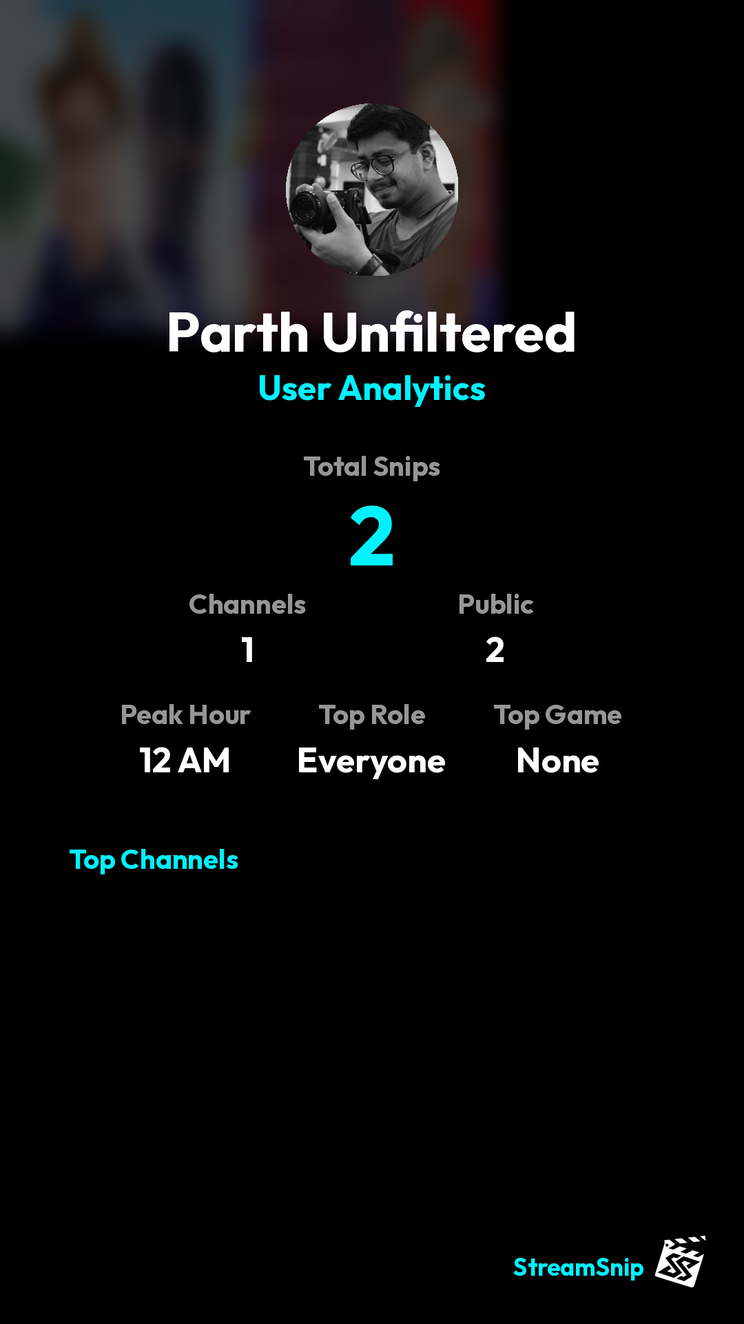 Stats Share Card