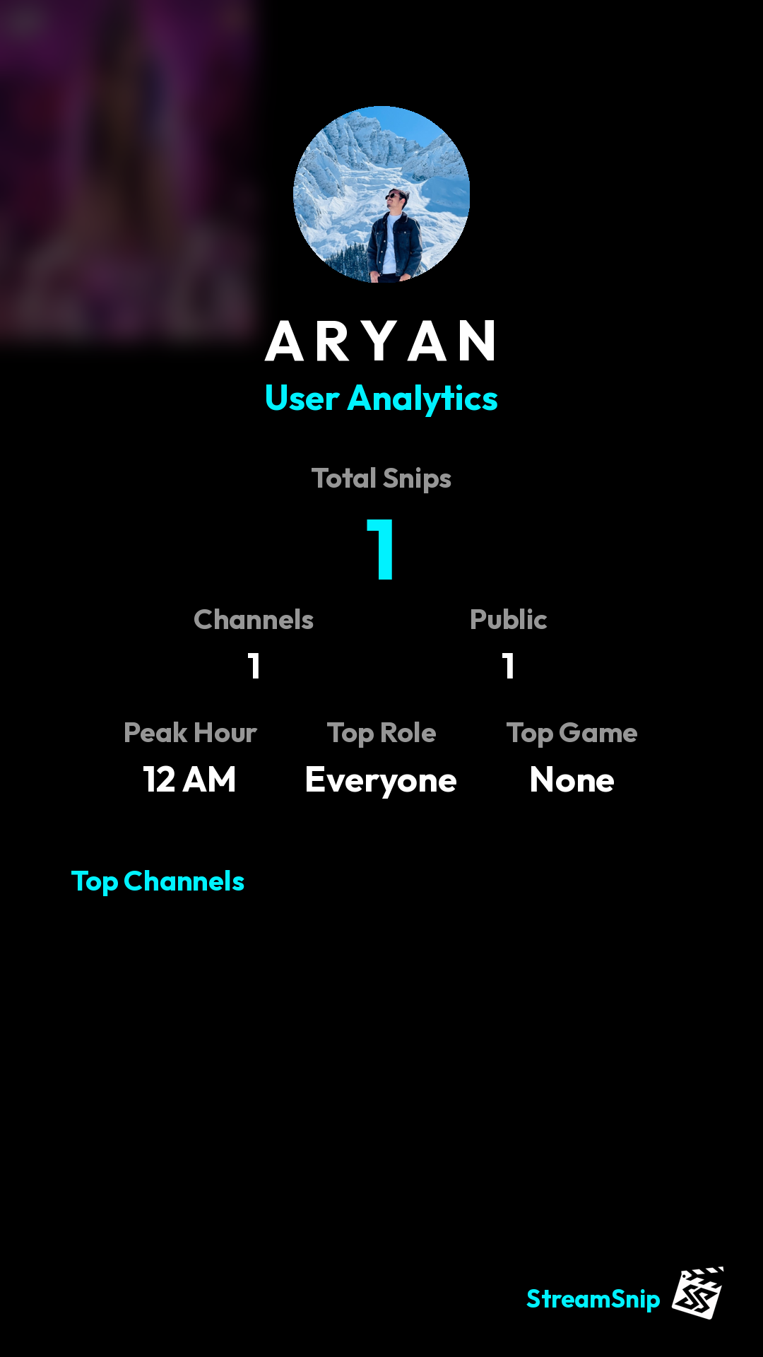 Stats Share Card