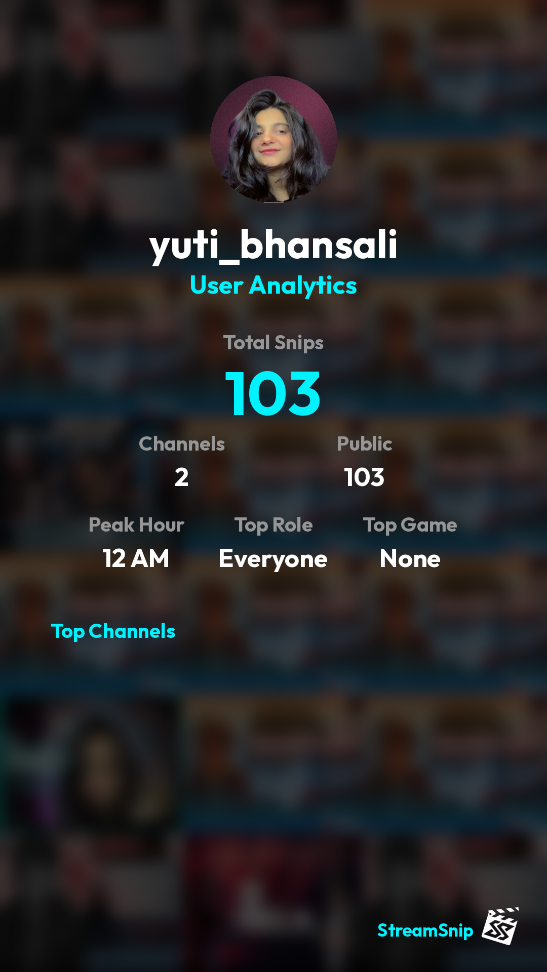 Stats Share Card