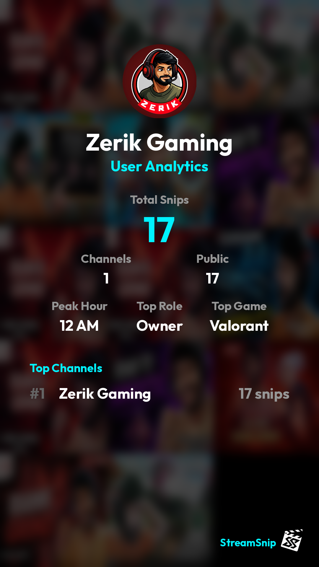 Stats Share Card
