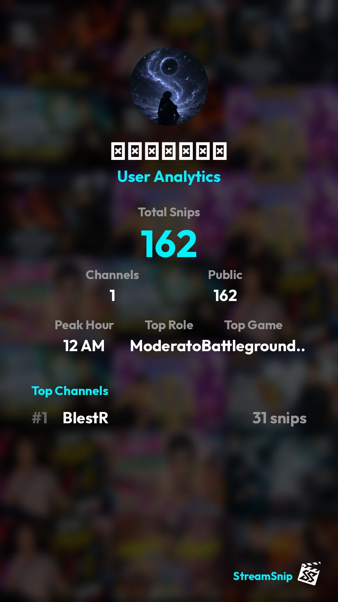 Stats Share Card